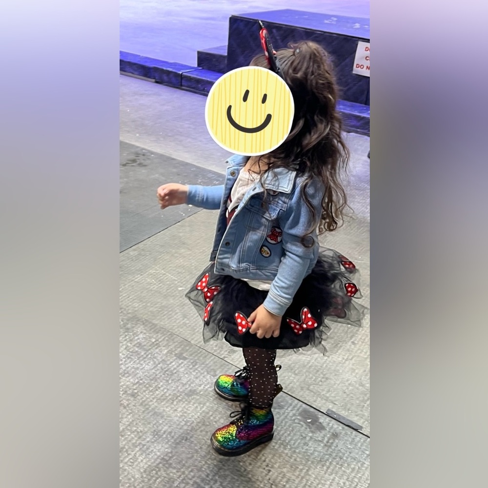 🌷Dr. MARTENS suede/metallic Colorful Kids Boots